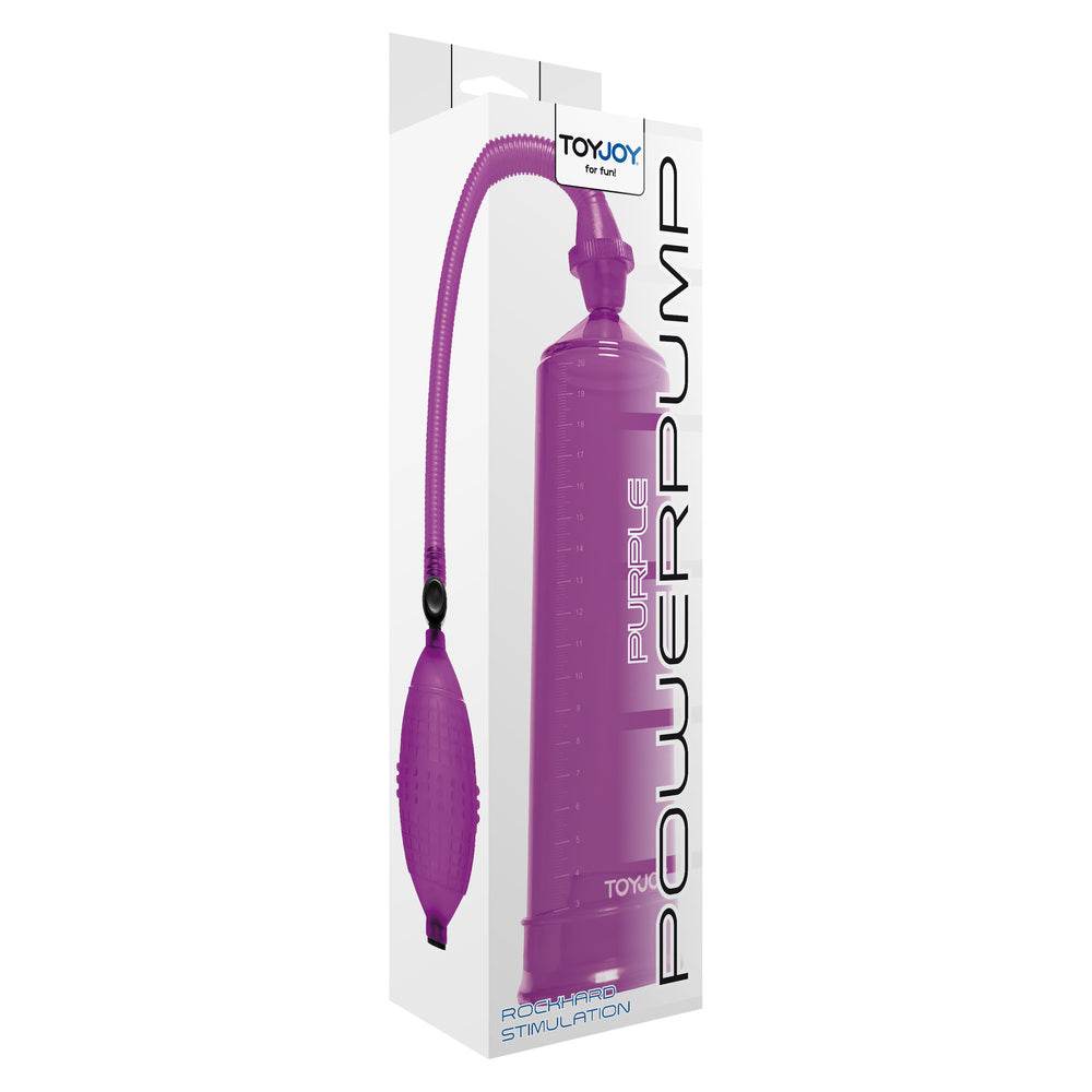 ToyJoy Pressure Pleasure Penis Pump|Side View|"Quick-release valve system - side view"