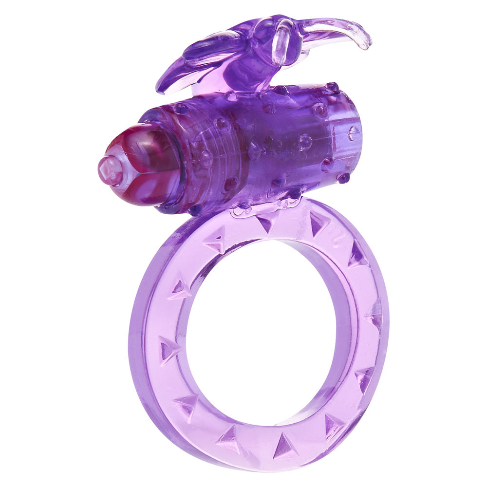 ToyJoy Flutter Vibrating Cock Ring|Side View|"toyjoy detail - side view"
