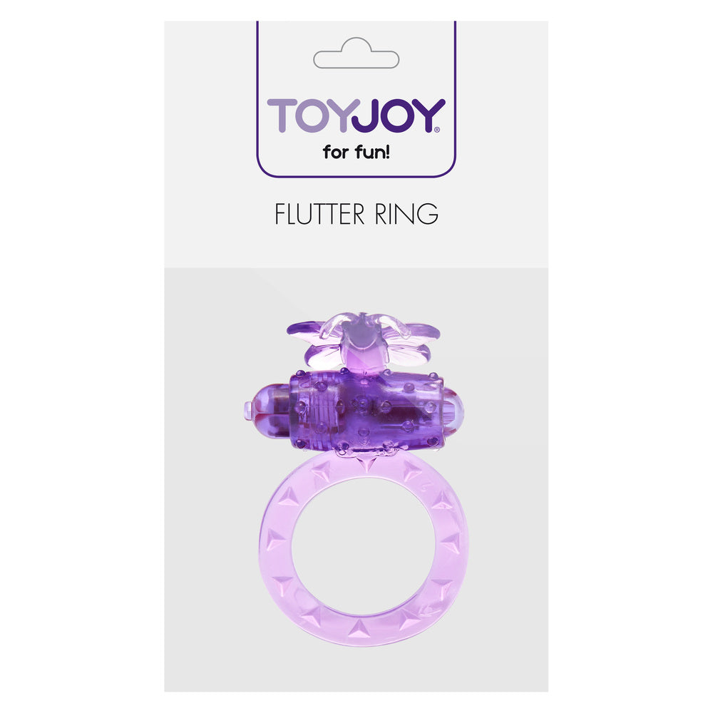 ToyJoy Flutter Vibrating Cock Ring|Back View|"quality build - back view"