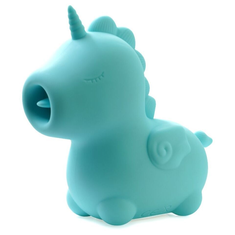 Unihorn Mountn Peak Twirling Tongue Unicorn Vibe|Side View|"Premium pleasure device - side view"