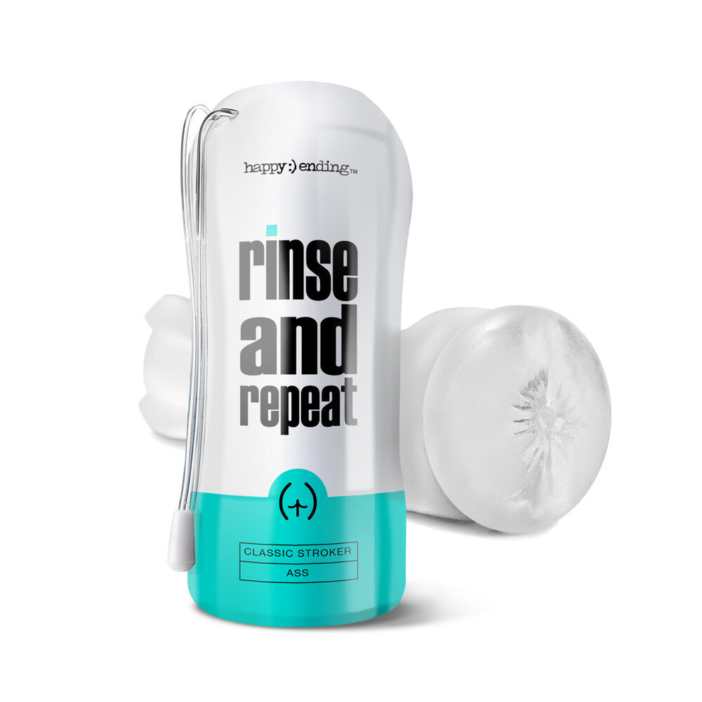 Happy Ending Rinse And Repeat Ass Stroker|Front View|"rinse design - front view"