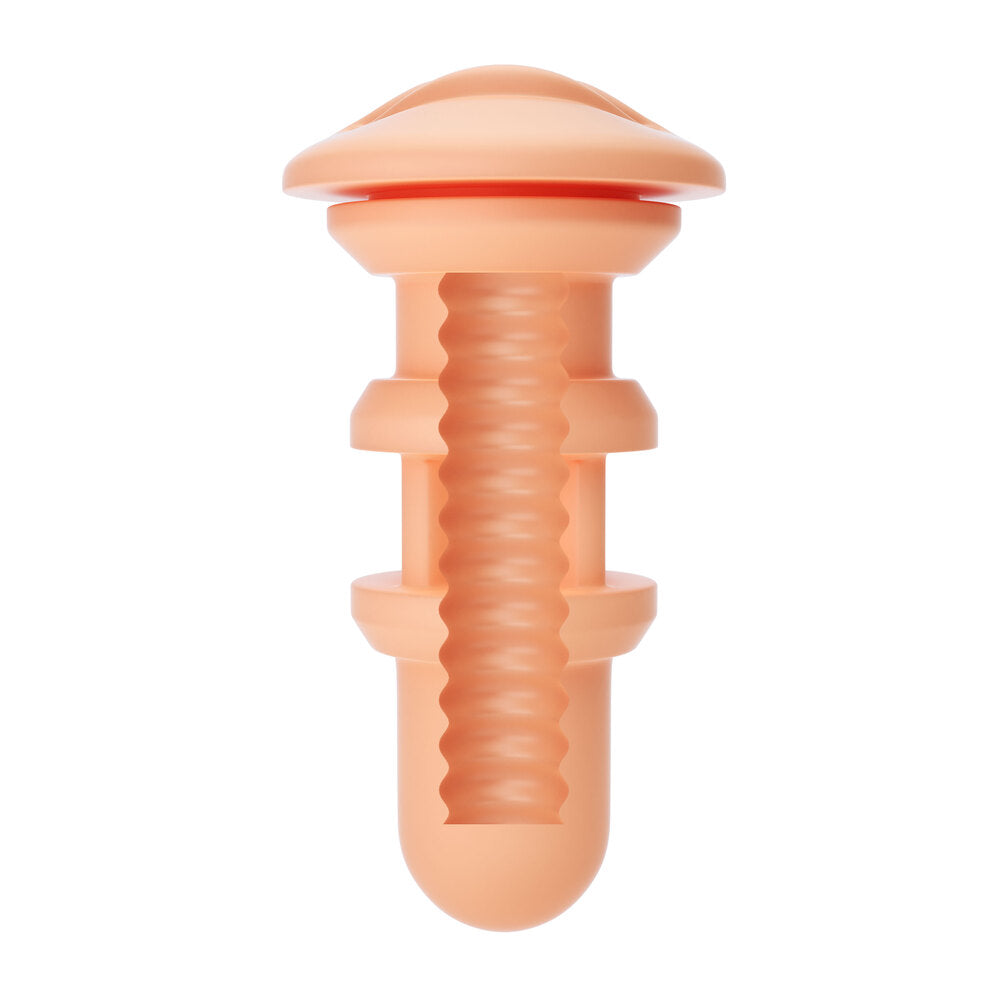 Autoblow A I Reusable Mouth Sleeve|Front View|"reusable design - front view"