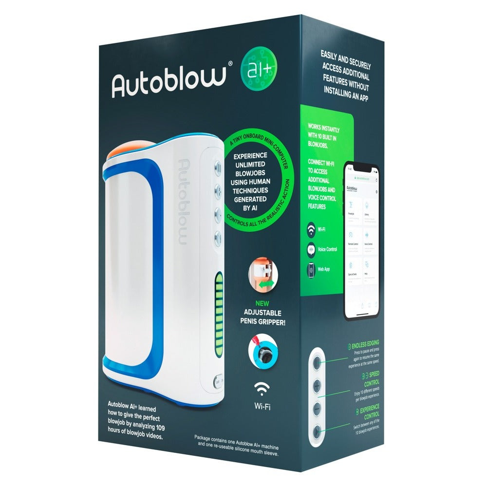 Autoblow A I Plus Adjustable Blow Job Machine|Detail View|"surface detail - detail view"