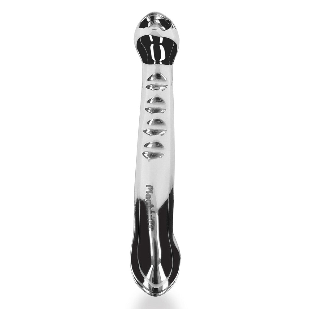 Playhouse-7-Inch-Pleasure-Steel-Dildo|Front View|"steel dildo-front view"