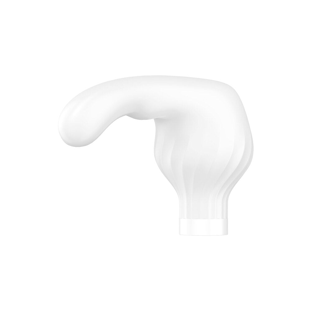 Satisfyer Double Wander Bluetooth and App | Angle | "dual ended wand design - angle view"