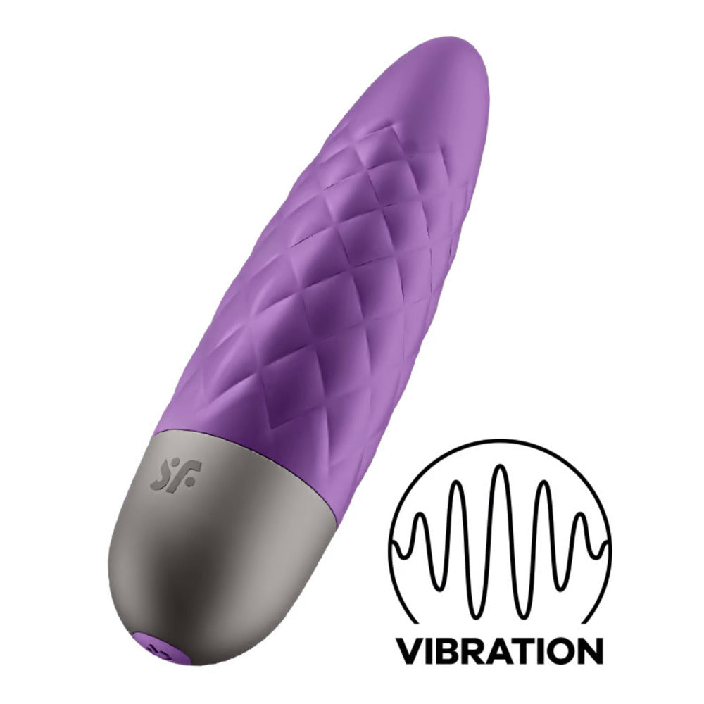 Satisfyer-Ultra-Power-Bullet-5-Violet|Side View|"premium bullet design-side view"