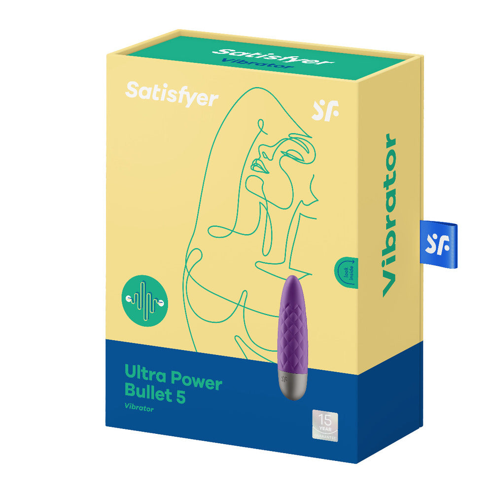 Satisfyer-Ultra-Power-Bullet-5-Violet|Detail View|"multiple speed controls-detail view"