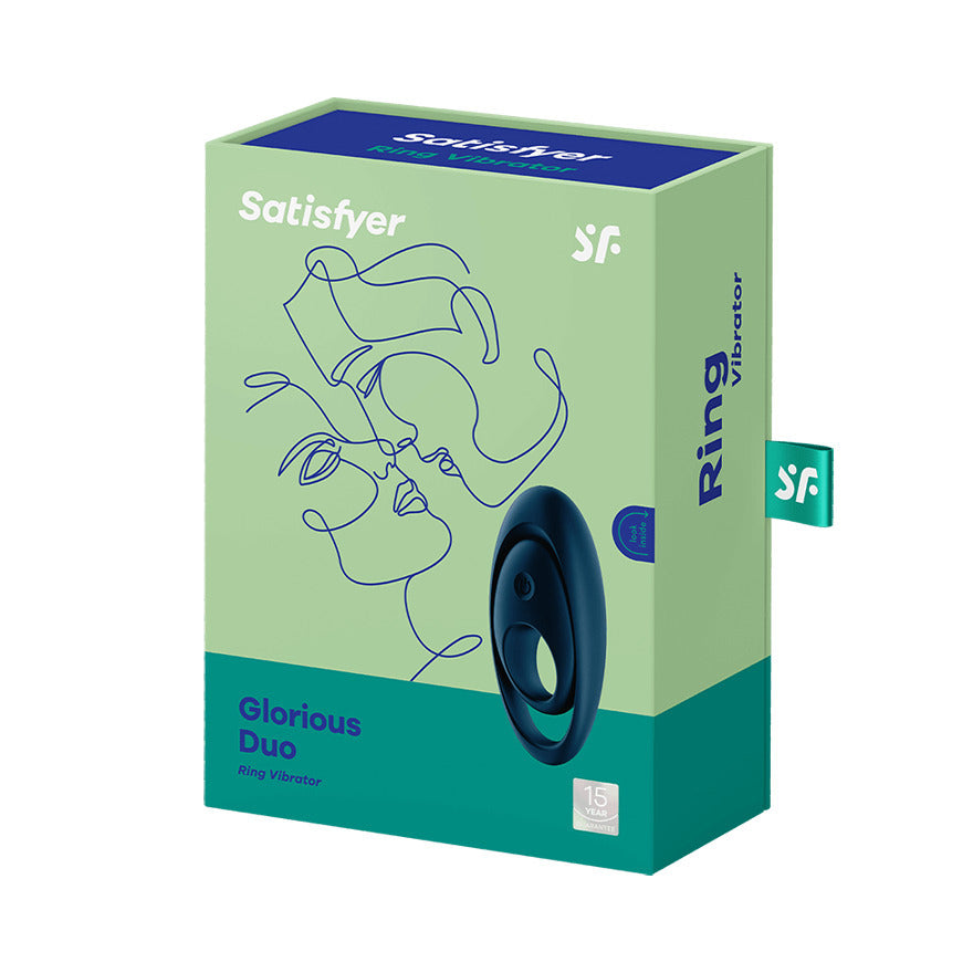 Satisfyer Glorious Duo Cock Ring|Back View|"quality build - back view"