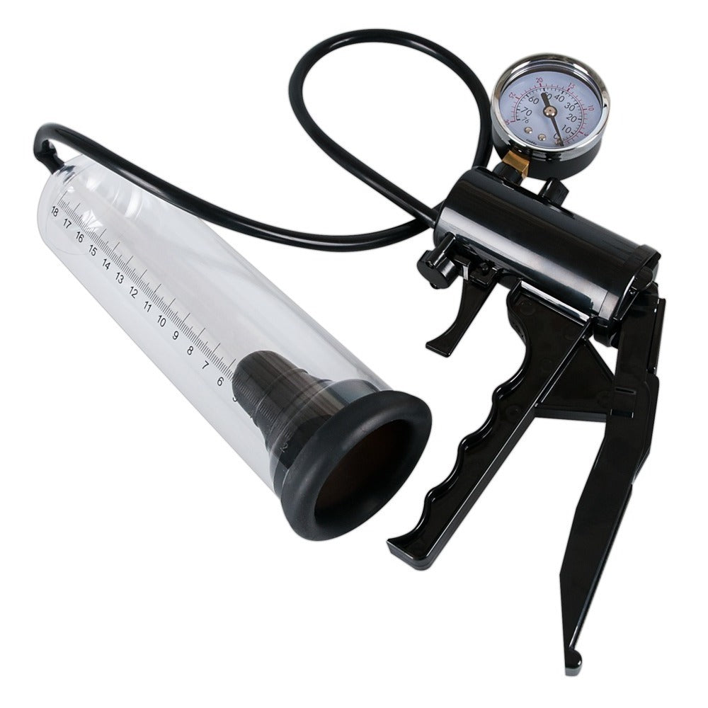 Penis Pump Stiff And Strong|Detail View|"Quick-release safety valve with comfort seal - detail view"