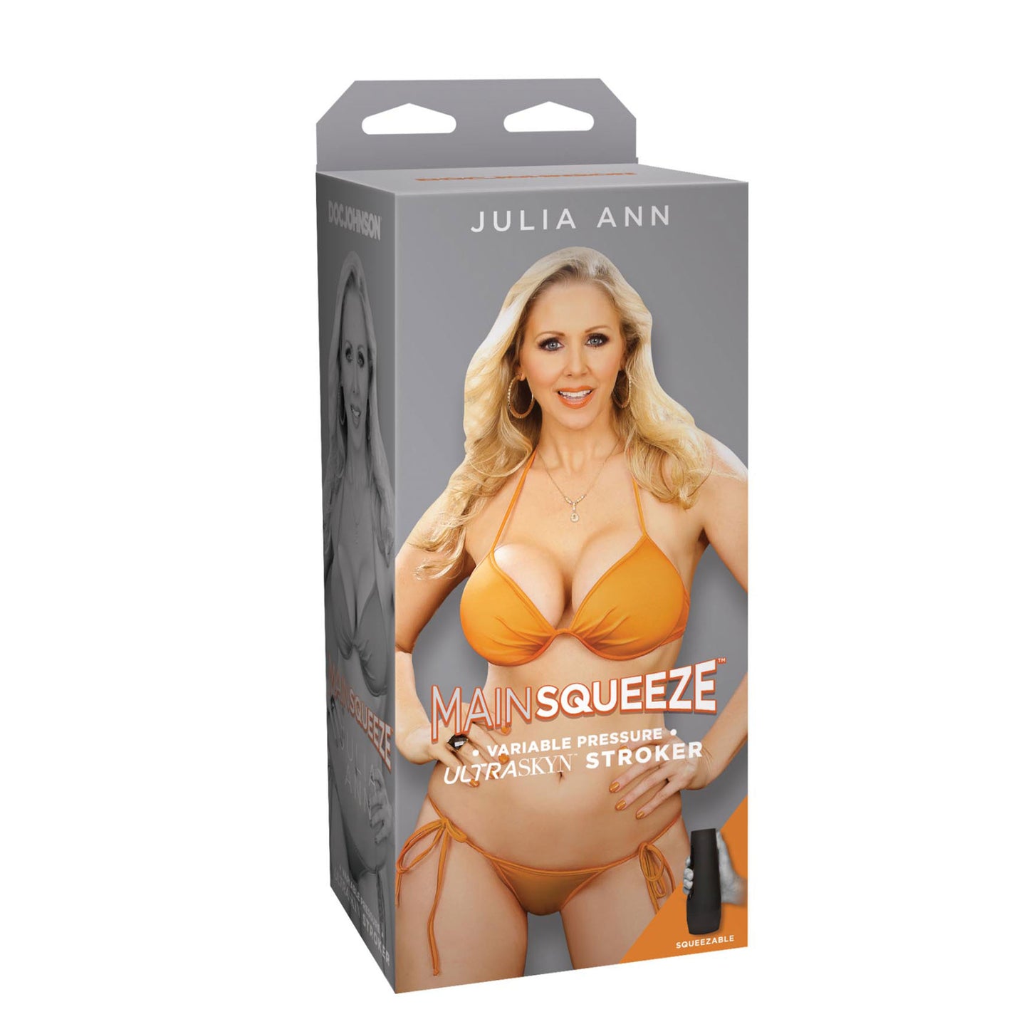 Doc Johnson Julia Ann Main Squeeze Masturbator|Back View|"quality build - back view"