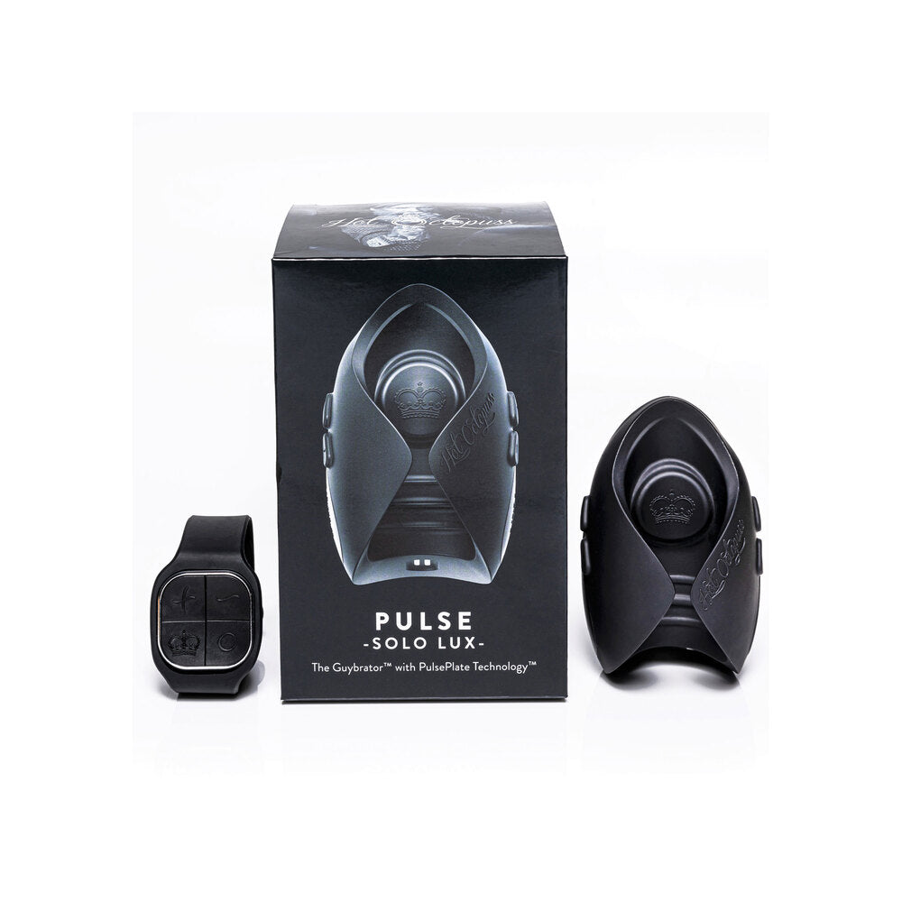 Pulse Solo Lux Guybrator Masturbator With Pulse Plate Tech|Back View|"quality build - back view"