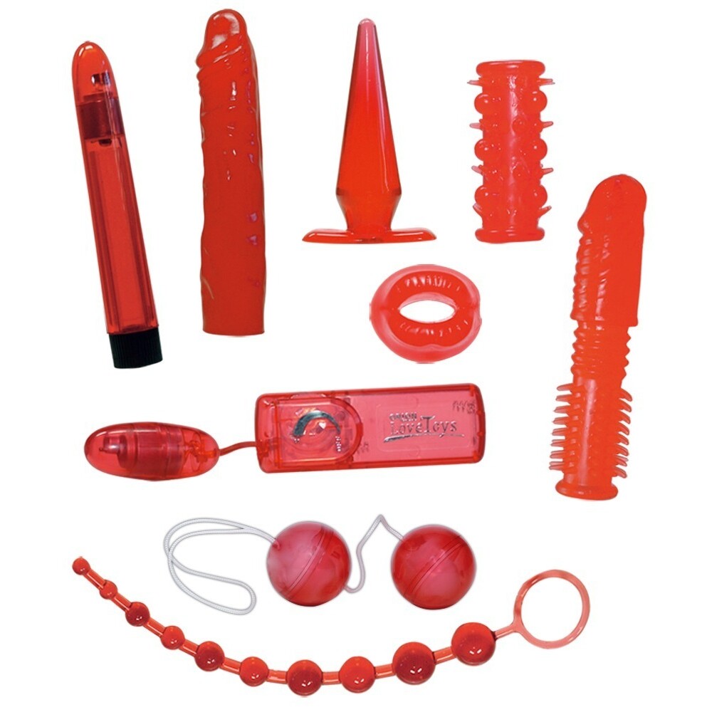 Red Roses Sex Kit|Front View|"romantic red kit - front view"
