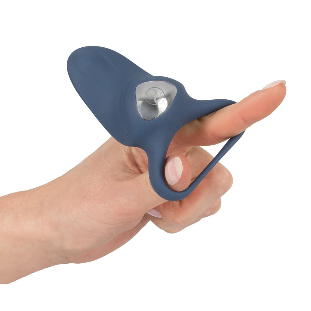 Rechargeable Silicone Vibrating Ring|Back View|"quality build - back view"