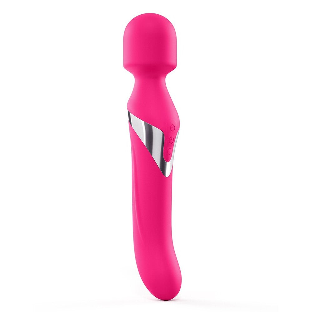 Dorcel Dual Orgasms Wand|Front|"dual function wand massager - front view"