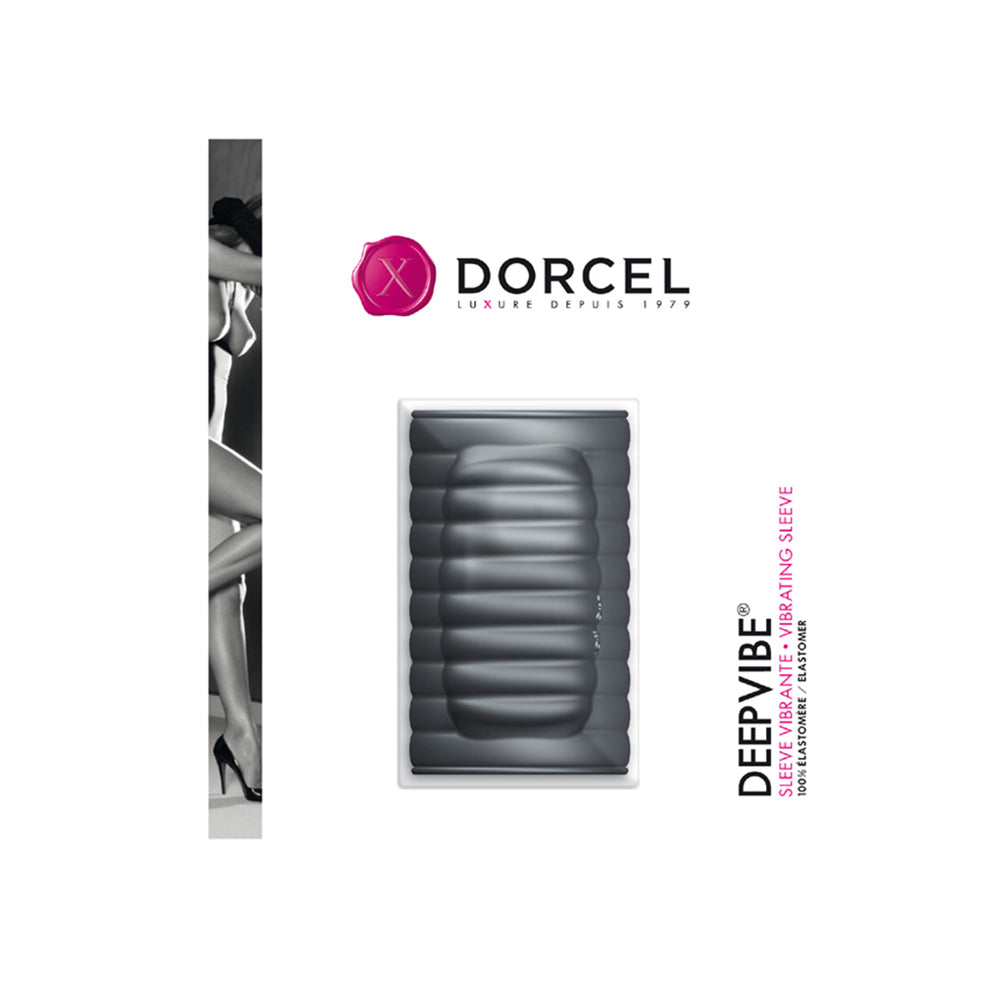 Dorcel Deep Vibe Sleeve|Side View|"vibe detail - side view"
