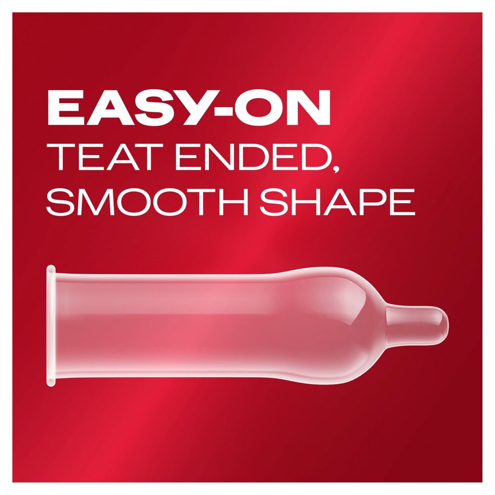 Durex Thin Feel Regular Fit Condoms 6 Pack|Side View|"pack features-side view"|