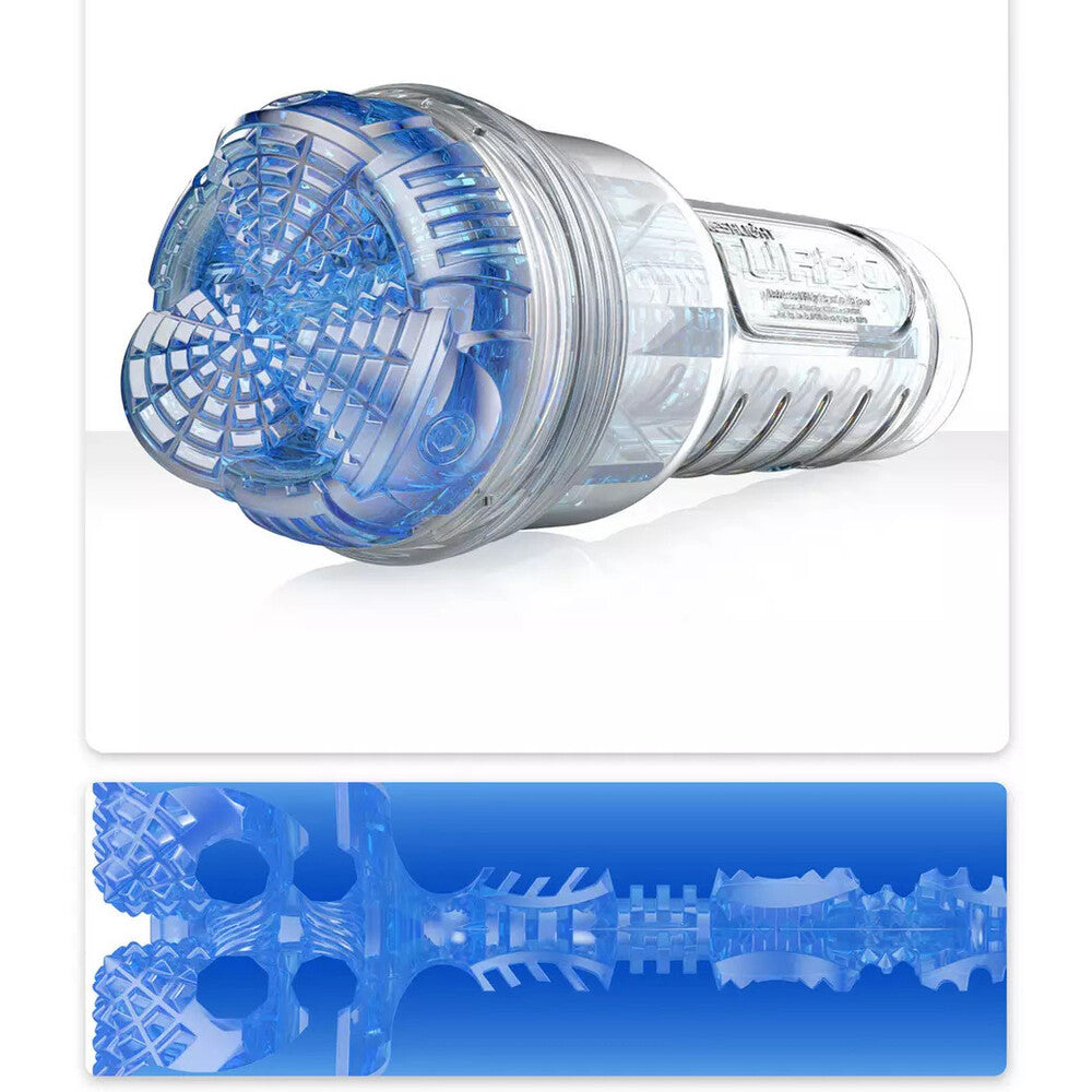 Fleshlight Turbo Core Blue|Front View|"Fleshlight Turbo Core Blue - front view"