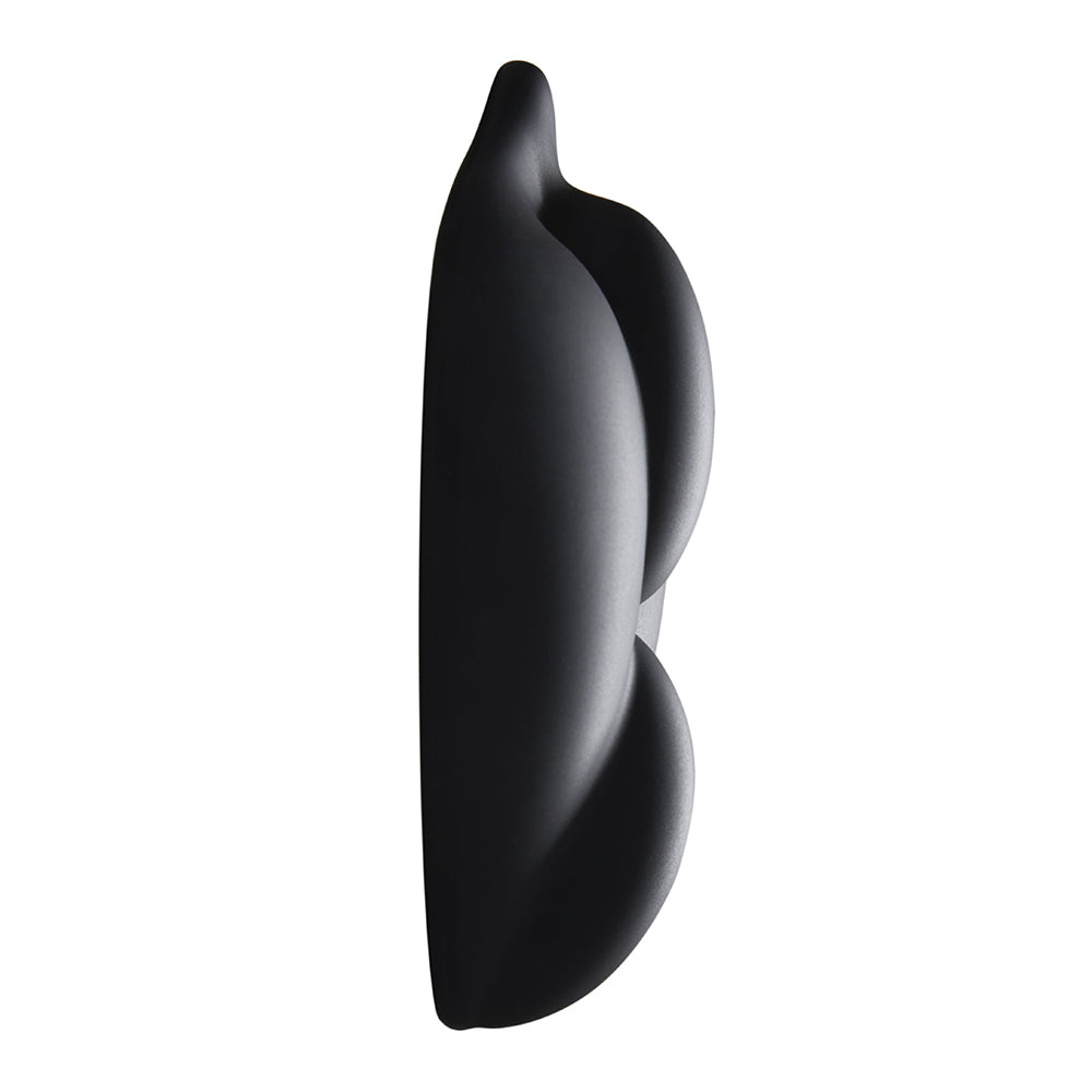 bcush Dildo Base Stimulation Cushion Black|Back View|"support build - back view"
