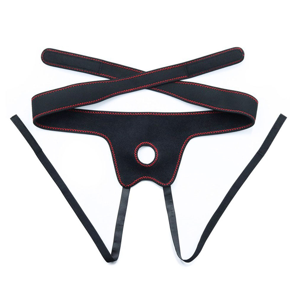 Lovetoy Ingen Easy Strap On Set 7 Inches|Back View|"quality build - back view"