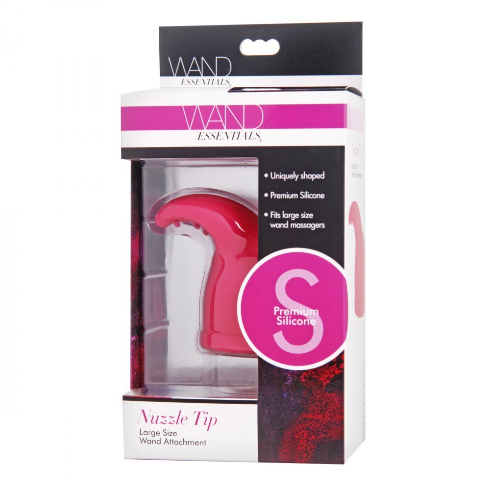 XR Wand Essentials Nuzzle Tip Silicone Wand Attachment | Package | "complete attachment set - package view"