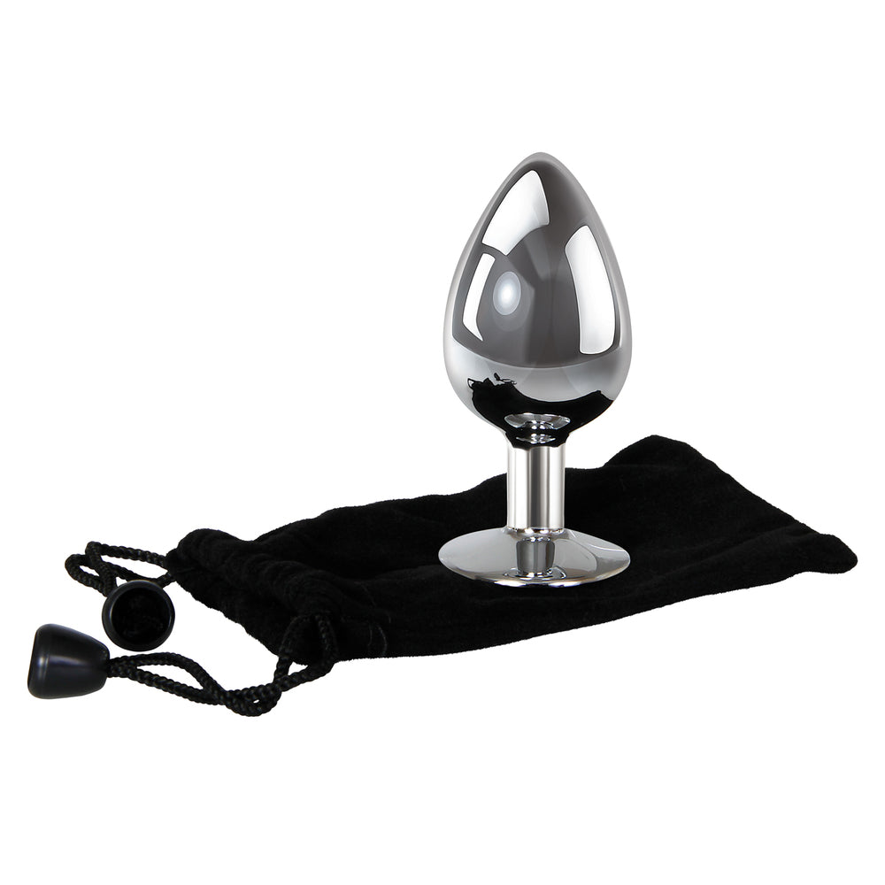 Adam-And-Eve-Clear-Gem-Anal-Plug-Large|Set View|"complete kit-set view"