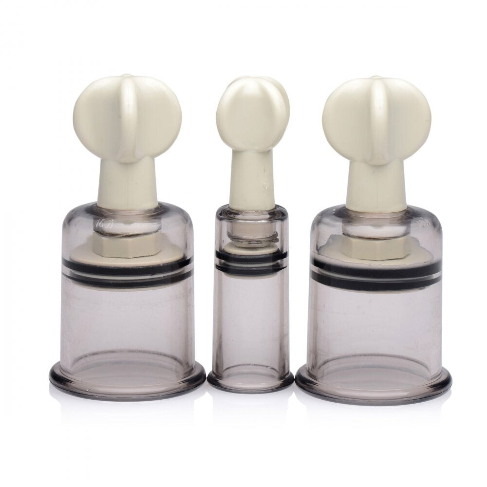 Size-Matters-Clit-And-Nipple-Sucker-Set|Front View|"dual enhancement system-front view"