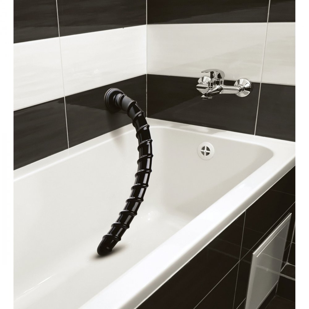XR Hosed 18 Inch Swirl Anal Snake Dildo|Back View|"swirl snake dildo - back view"