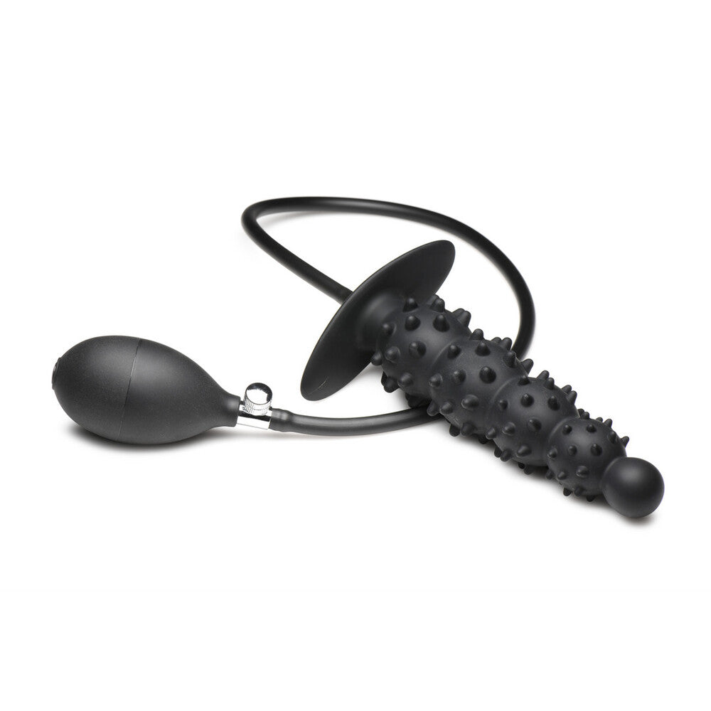 Pump-N-Play-Black|Front View|"adjustable pleasure device-front view"