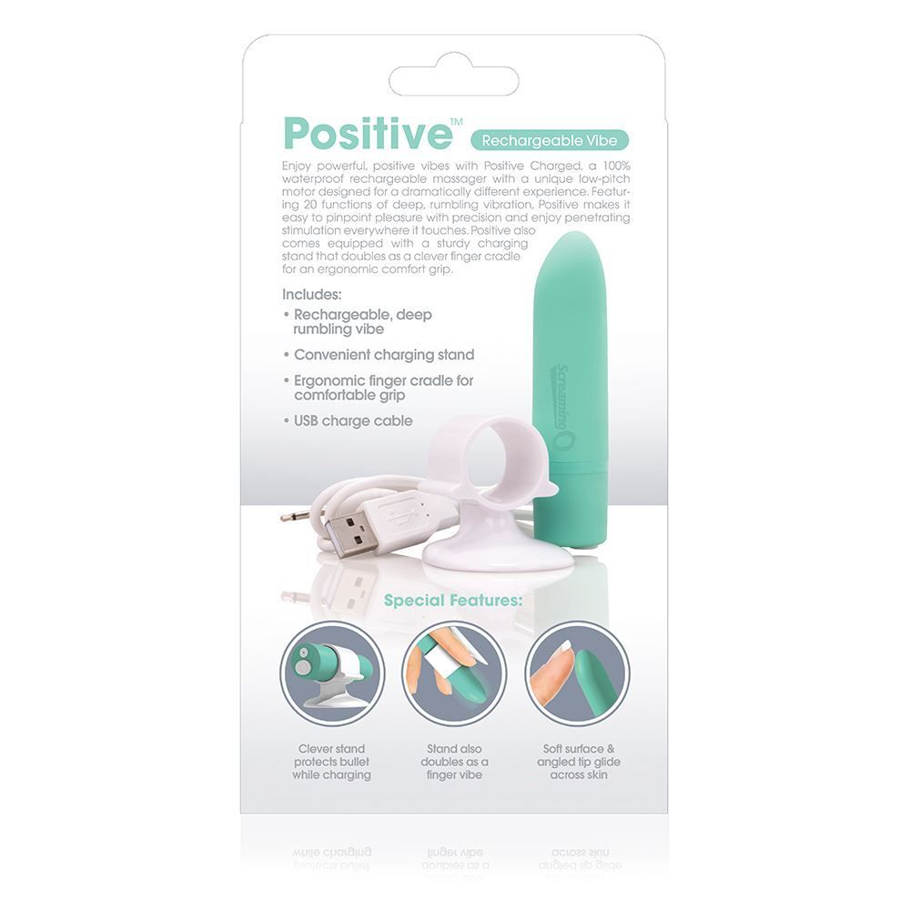Screaming-O-Charged-Vooom-Rechargeable-Bullet-Blue|Front View|"rechargeable bullet blue-front view"