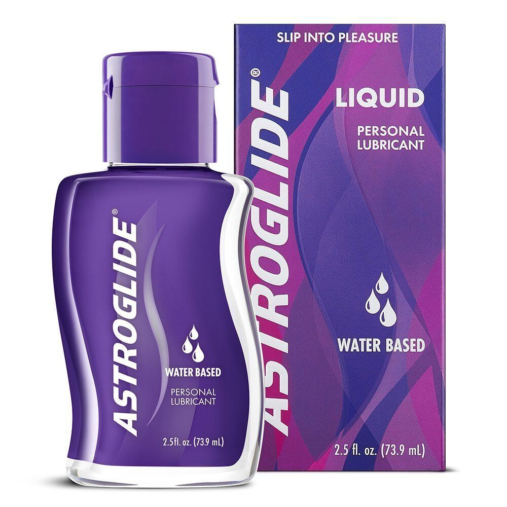 Astroglide Liquid Lubricant 2.5oz|Back View|"ingredient info-back view adult toys direct"|