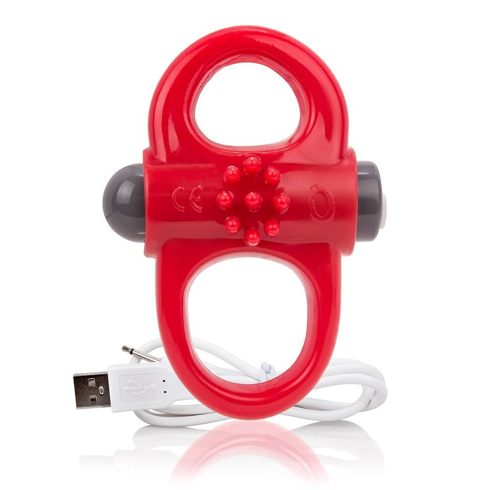 Screaming O Yoga Rechargeable Reversible Cock Ring|Front View|"yoga design - front view"