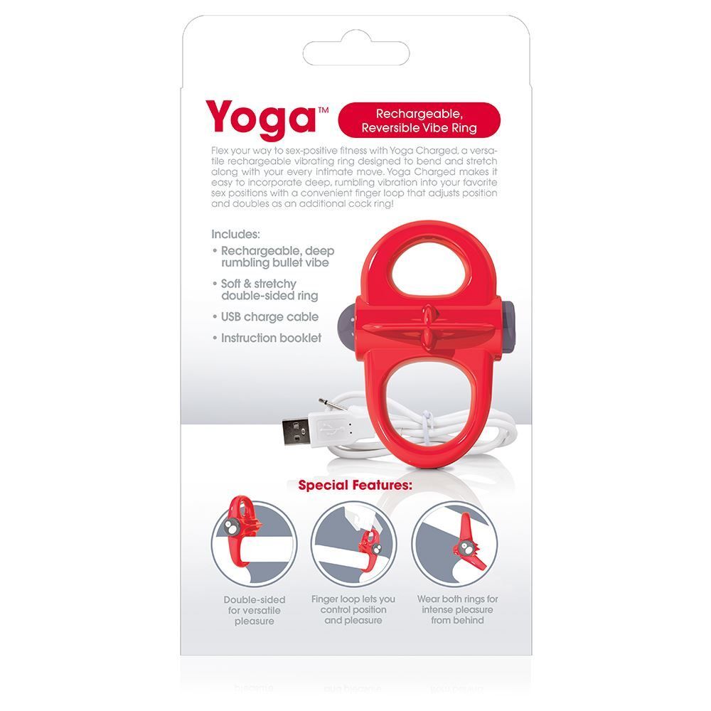 Screaming O Yoga Rechargeable Reversible Cock Ring|Back View|"quality build - back view"
