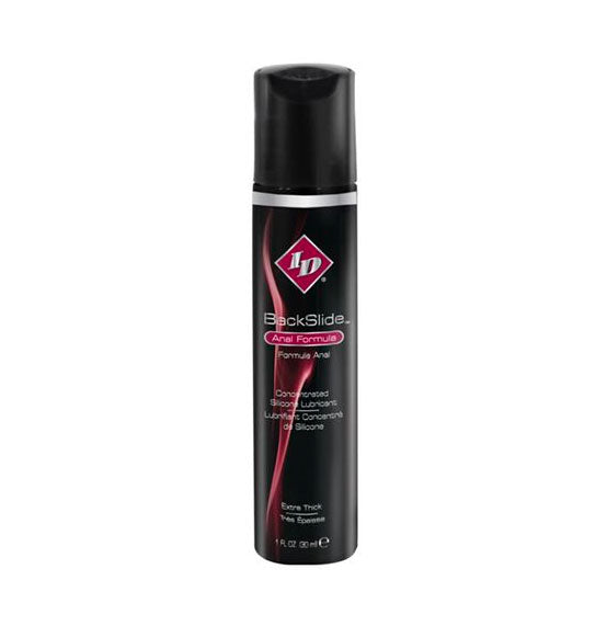 ID BackSlide Anal Formula 1floz/30mls Lubricant|Front View|"anal formula travel-front view adult toys direct"|