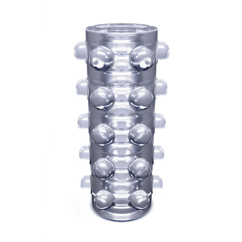 Rize Swich Self Lubricating Stroker Clear|Front View|"swich design - front view"
