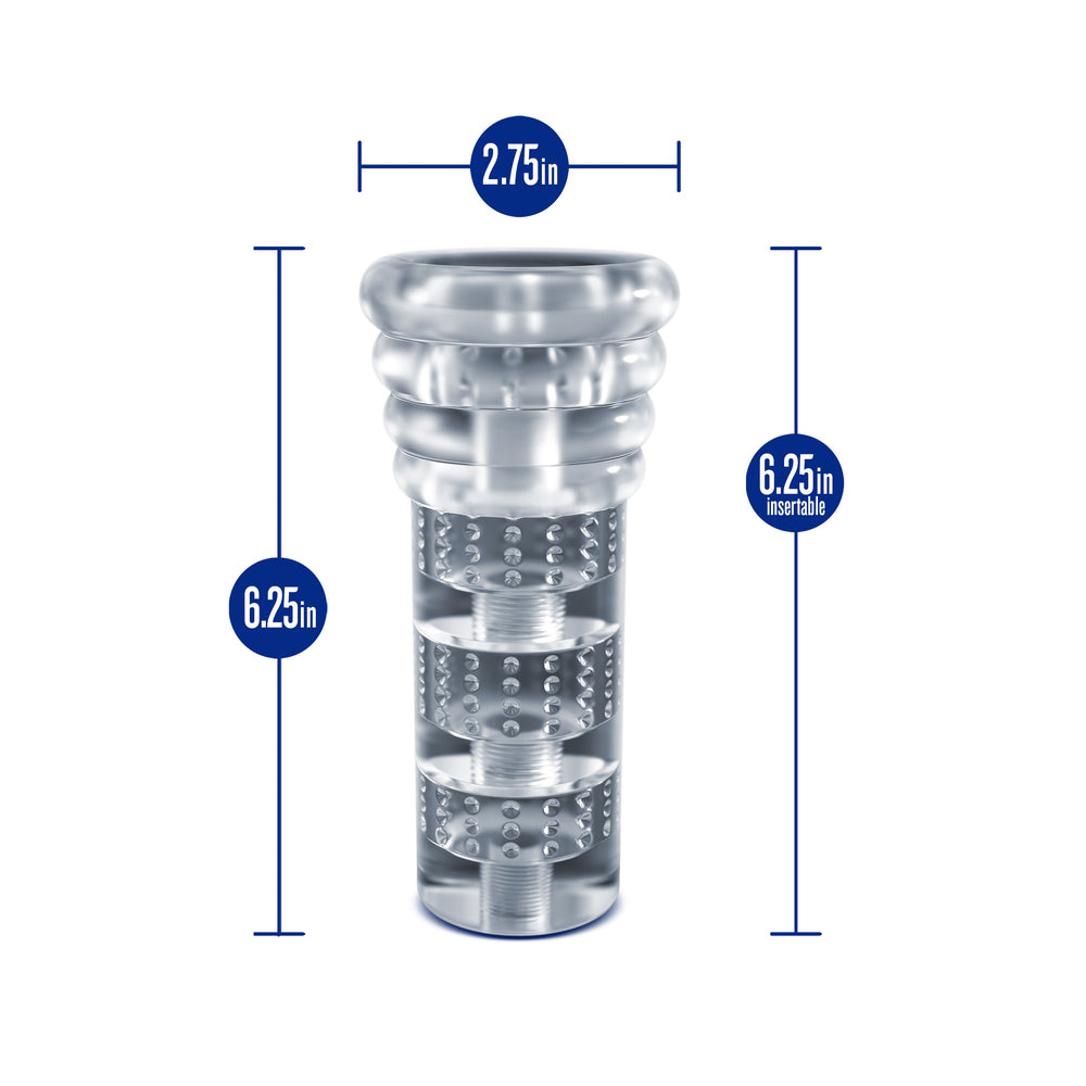 Rize Luz Self Lubricating Stroker|Back View|"quality build - back view"