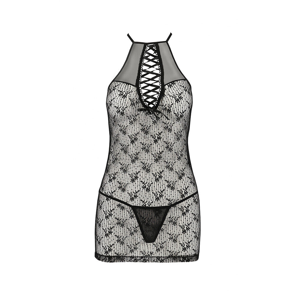 Passion Azalia Chemise|Back View|"elegant chemise nightwear - back view"