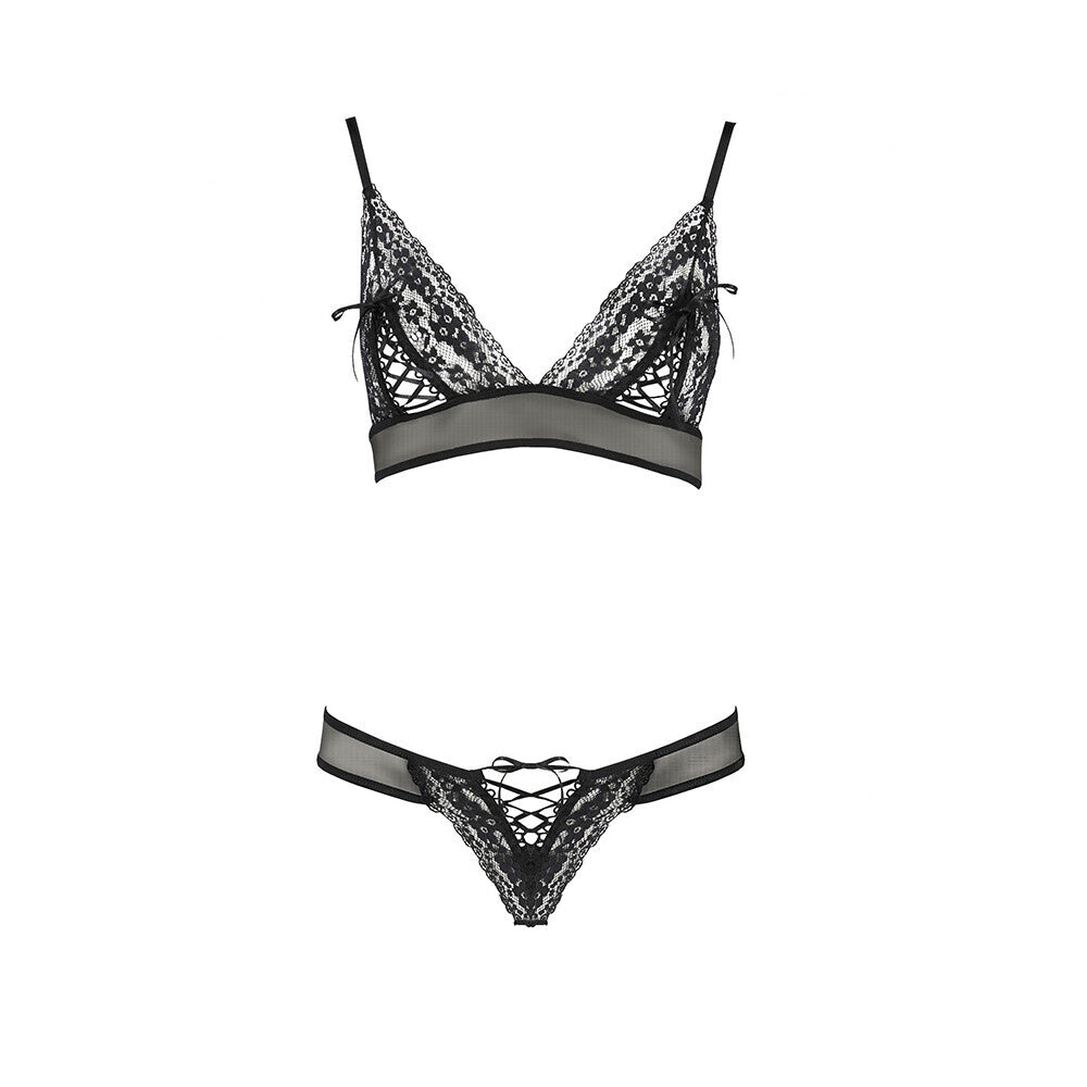 Passion Erza Bra Set|Back View|"elegant bra set - back view"