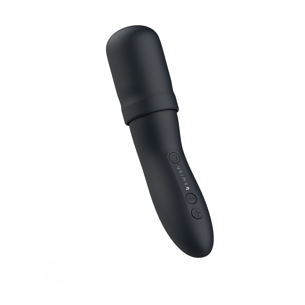 bswish Bthrilled Premium Wand Vibrator | Angle | "flexible wand head design - angle view"