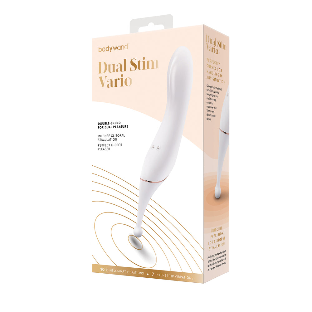 Bodywand Dual Stim Vario Clit Stimulator|Kit View|"Complete pleasure system - kit view"