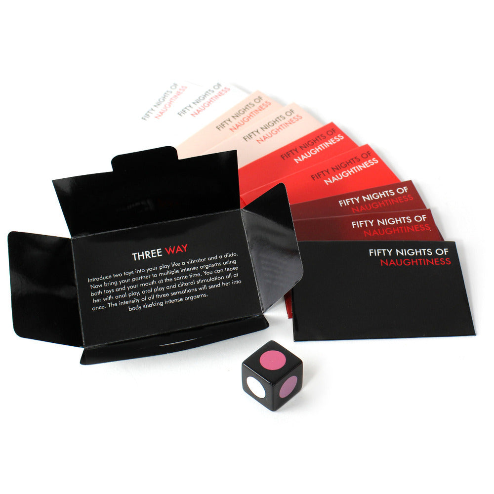 Fifty Nights Of Naughtiness Game|Side View|"adult couples game - side view"