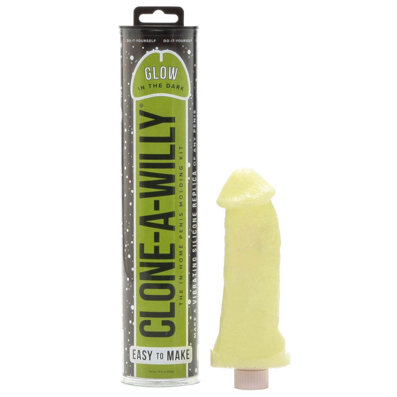Clone A Willy Glow In The Dark Kit|Front View|"glow design - front view"