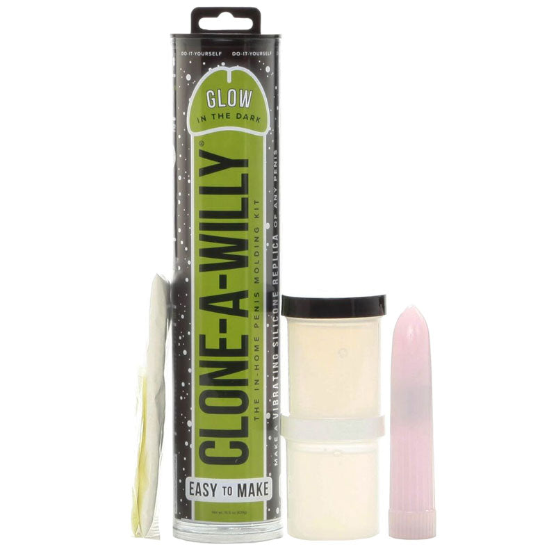 Clone A Willy Glow In The Dark Kit|Side View|"kit detail - side view"