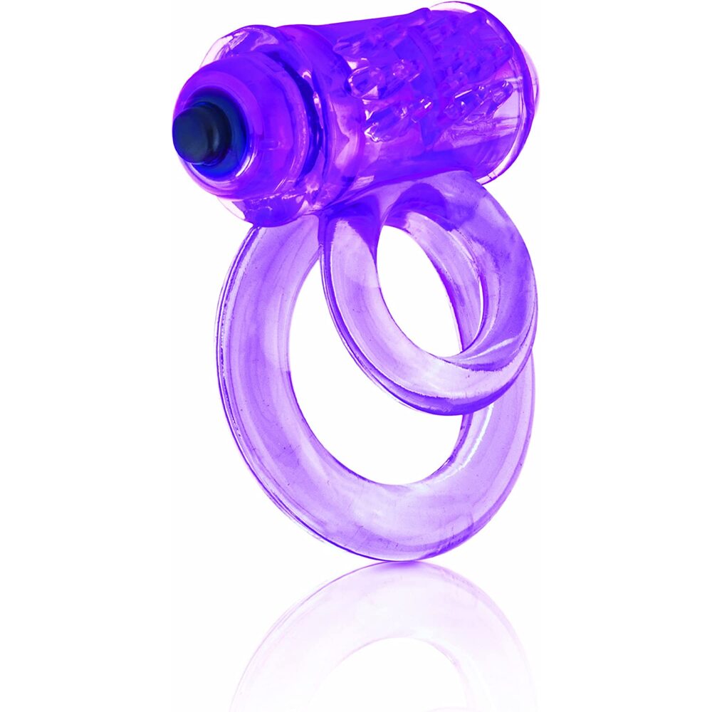 Screaming O DoubleO 6 Vibrating Cock Ring|Side View|"six detail - side view"