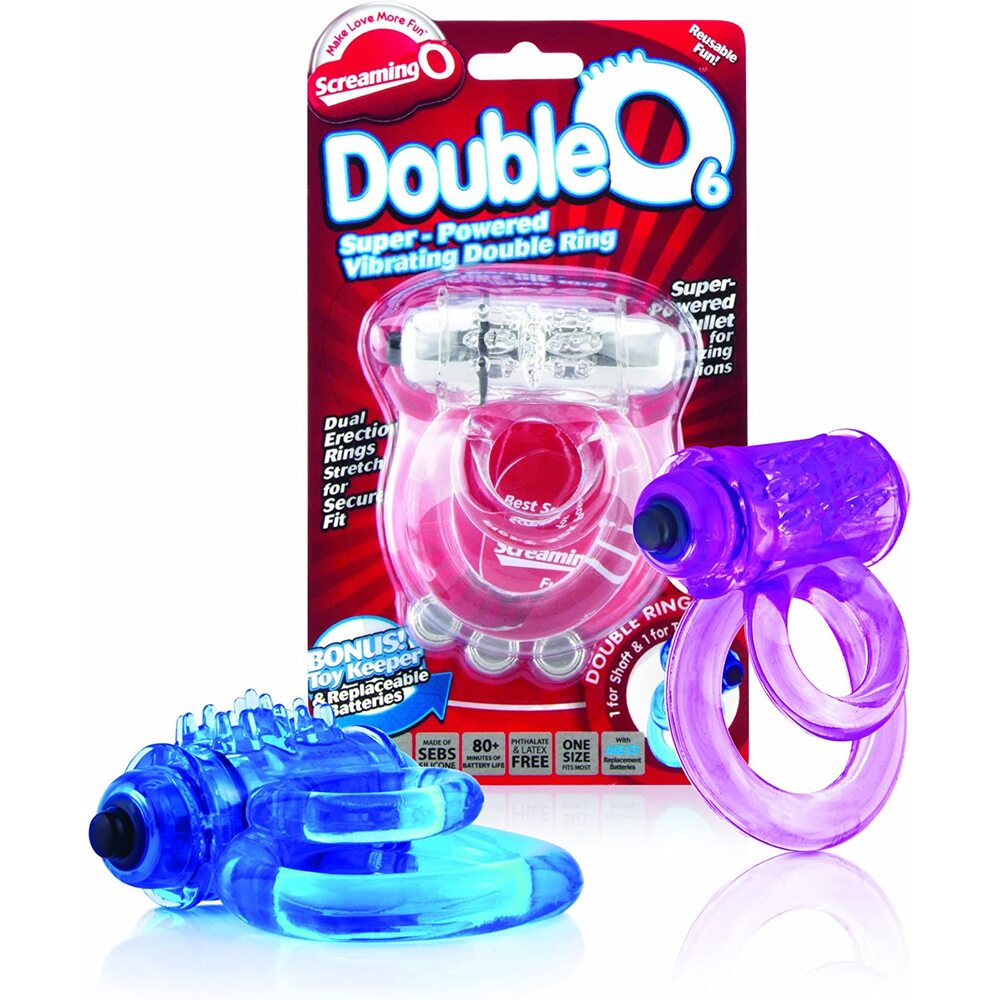 Screaming O DoubleO 6 Vibrating Cock Ring|Back View|"quality build - back view"