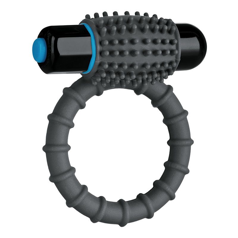 OptiMale Silicone Vibrating CRing Waterproof Cocking|Front View|"optimale design - front view"