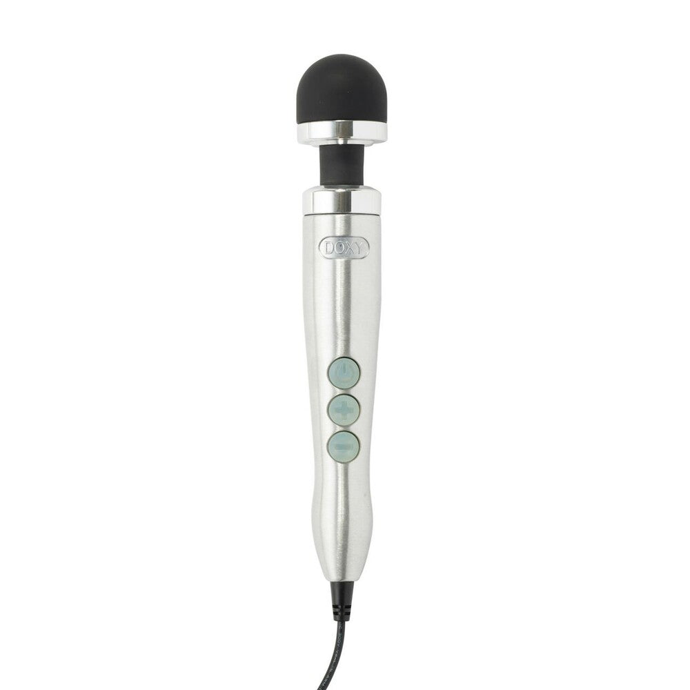 Doxy Wand Massager Number 3 Silver | Main | "compact powerful silver massage wand - main view"