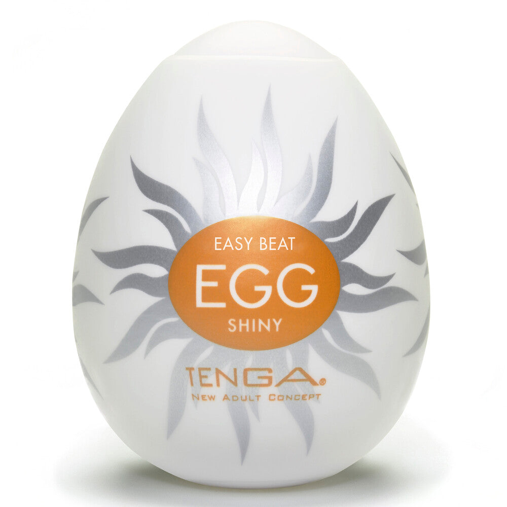 Tenga Shiny Egg Masturbator|Front View|"shiny design - front view"