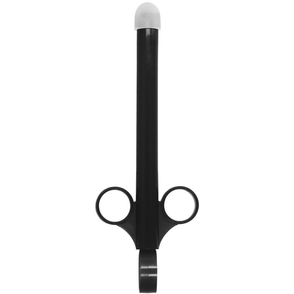 Fist-It-Black-Lube-Shooter|Front-View|"premium-lube-applicator-black-front-view"