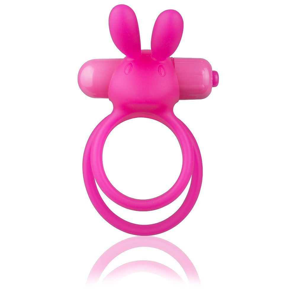 Screaming O OHare XL Vibrating Cock Ring Pink|Side View|"xl detail - side view"