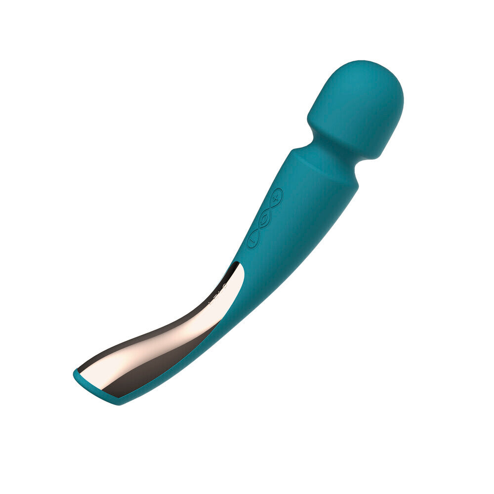 Lelo Smart Wand 2 Med Ocean Blue | Main | "ocean blue smart wand massager - main view"